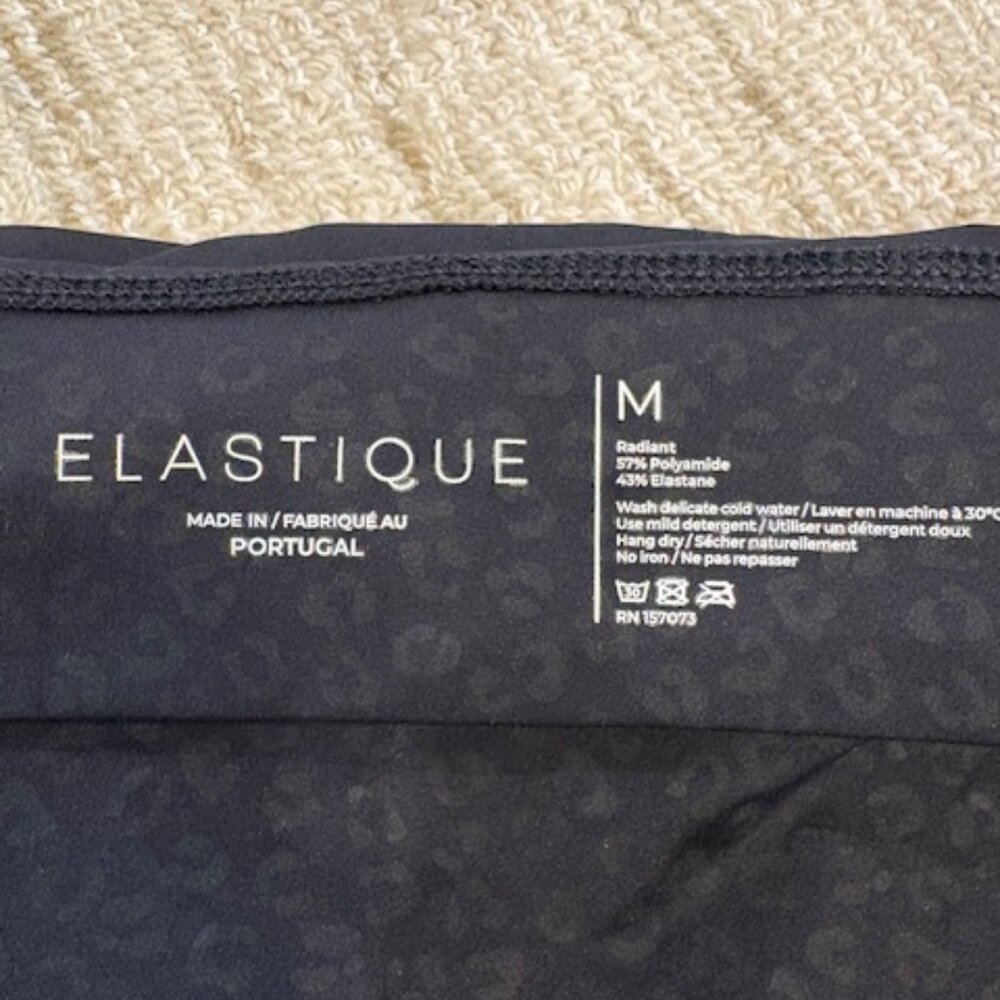 Elastique “Fierce” Animal Print Lymphatic Massage Beads Tank Style Sports Bra M - Picture 6 of 7
